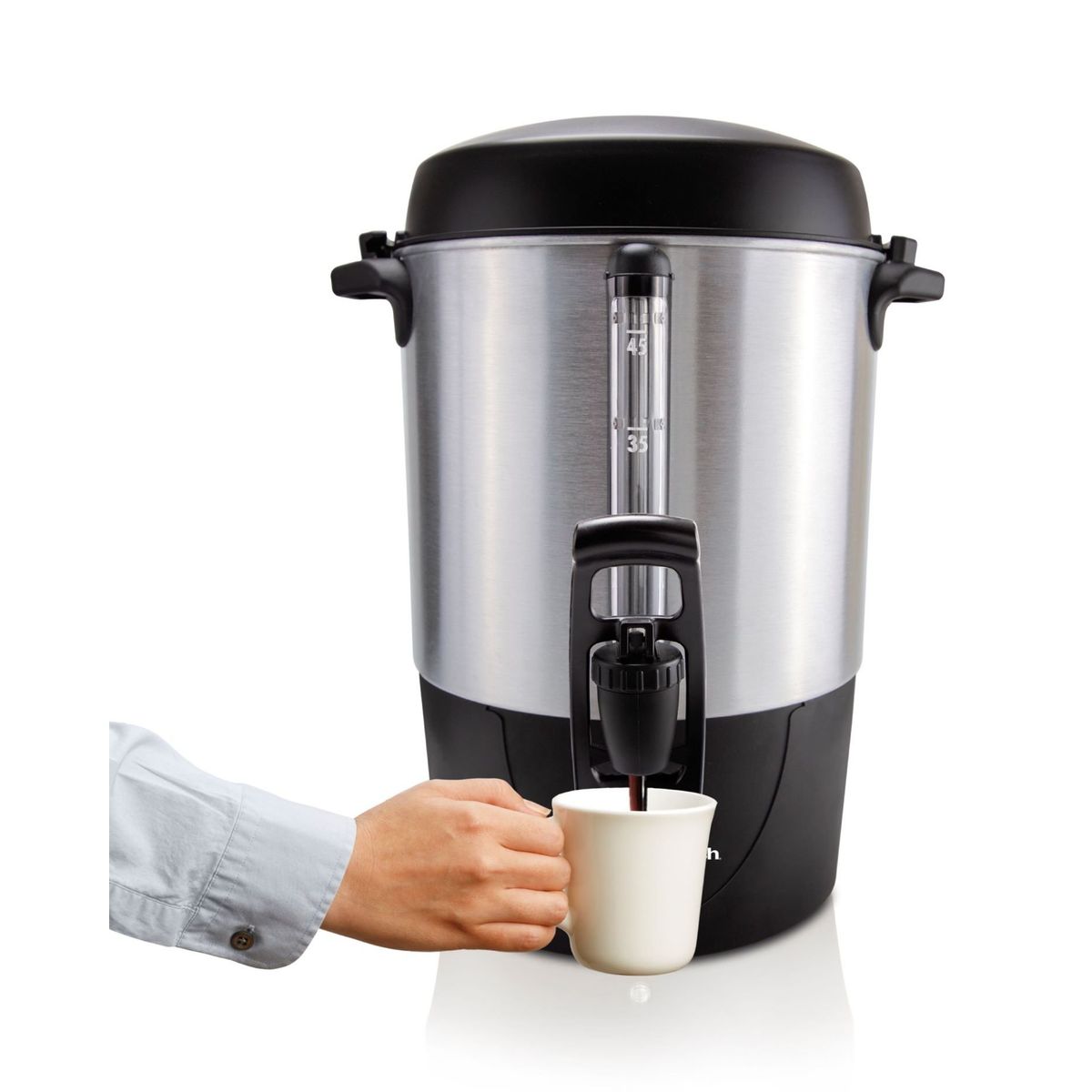 HAMILTON BEACH - Cafetera 45 tazas de infusión rápida Hamilton Beach 40521