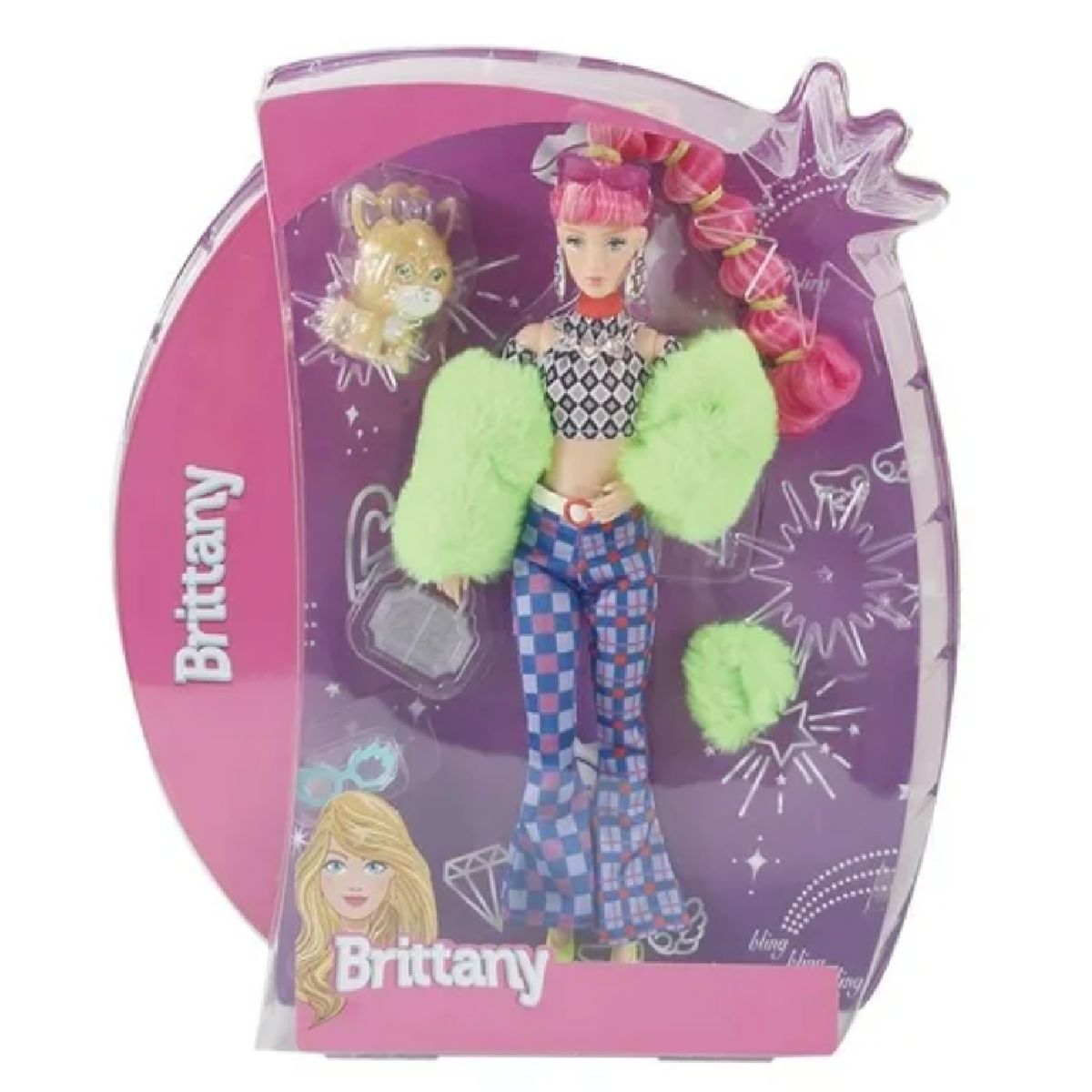 GENERICO - MUÑECA FASIONISTA DE MODA SEMIARTICULADA Ref. 8492