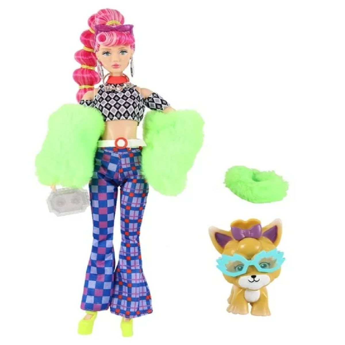 GENERICO - MUÑECA FASIONISTA DE MODA SEMIARTICULADA Ref. 8492