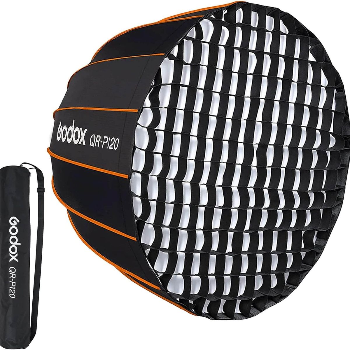 GODOX - Softbox Godox parabólico de liberación rápida QR-P120 con Rejilla