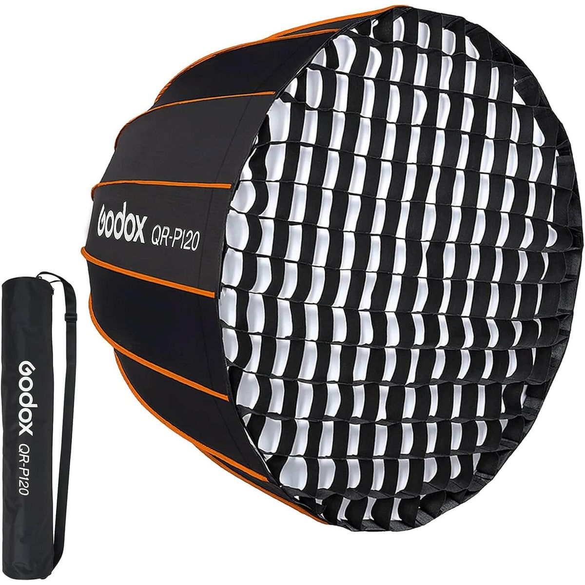 GODOX - Softbox Godox parabólico de liberación rápida QR-P120 con Rejilla