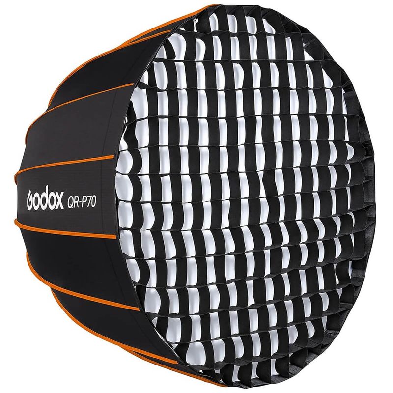 GODOX - Softbox parabólico de liberación rápida Godox QR-P70 Difusor Bowens