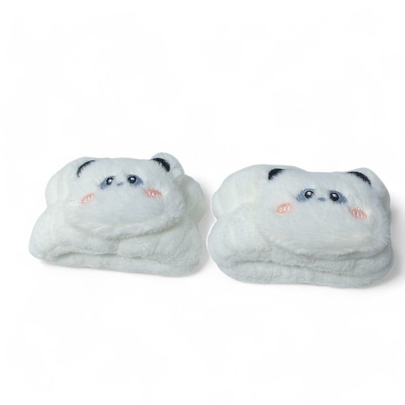 YOYOSO - MUÑEQUERAS DE PANDA BLANCAS - 2UND