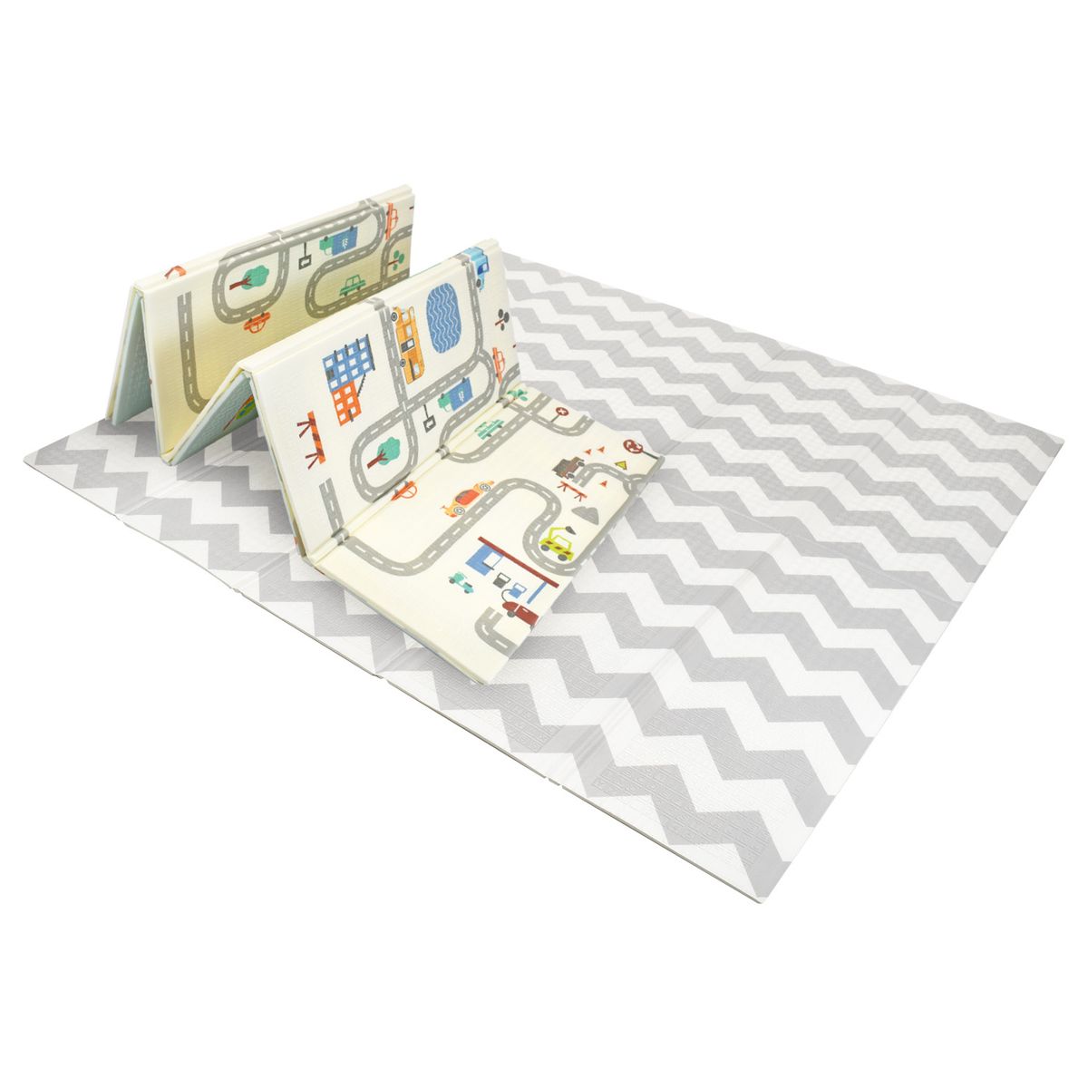 PREMIUM BABY - Tapete De Juego Plegable Gateo Bebé Premium Baby Road Map