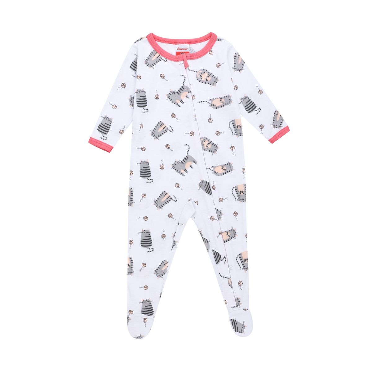 SANTANA - Pijama Bunny Niña Gris Medio