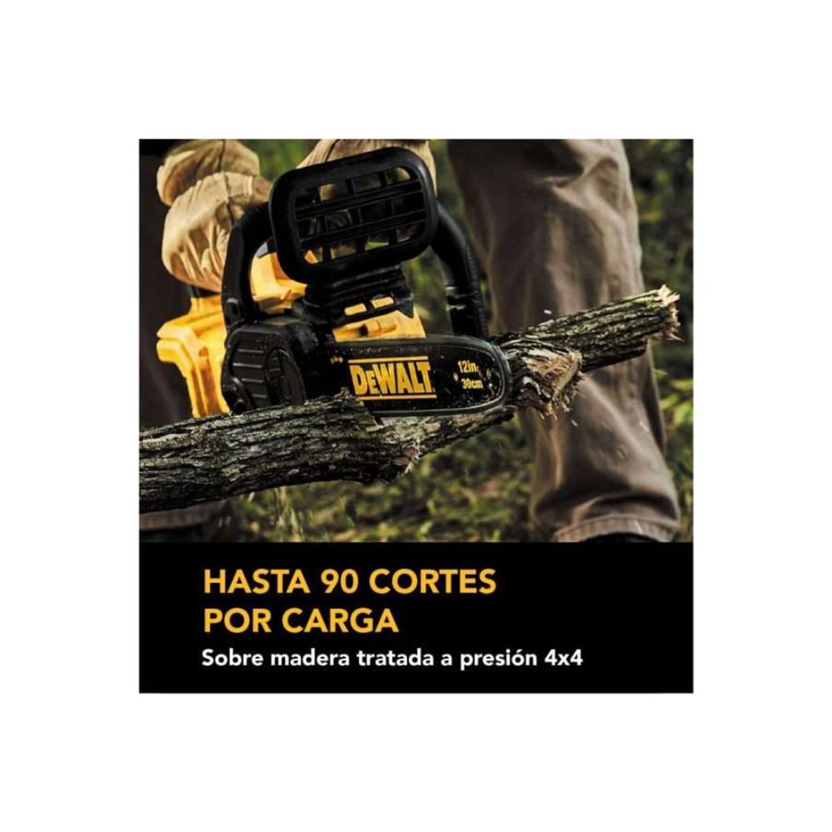 DEWALT - Motosierra Eléctrica a Batería DeWalt DCCS620B De 20V