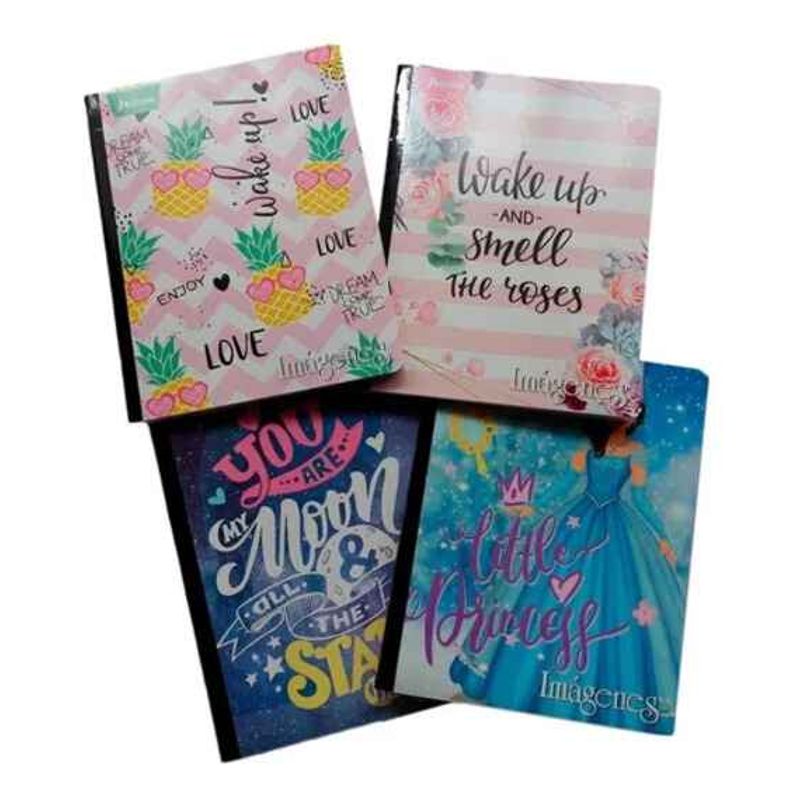 GENERICO - Cuaderno Cosido 100 Hojas X 6 Unidades