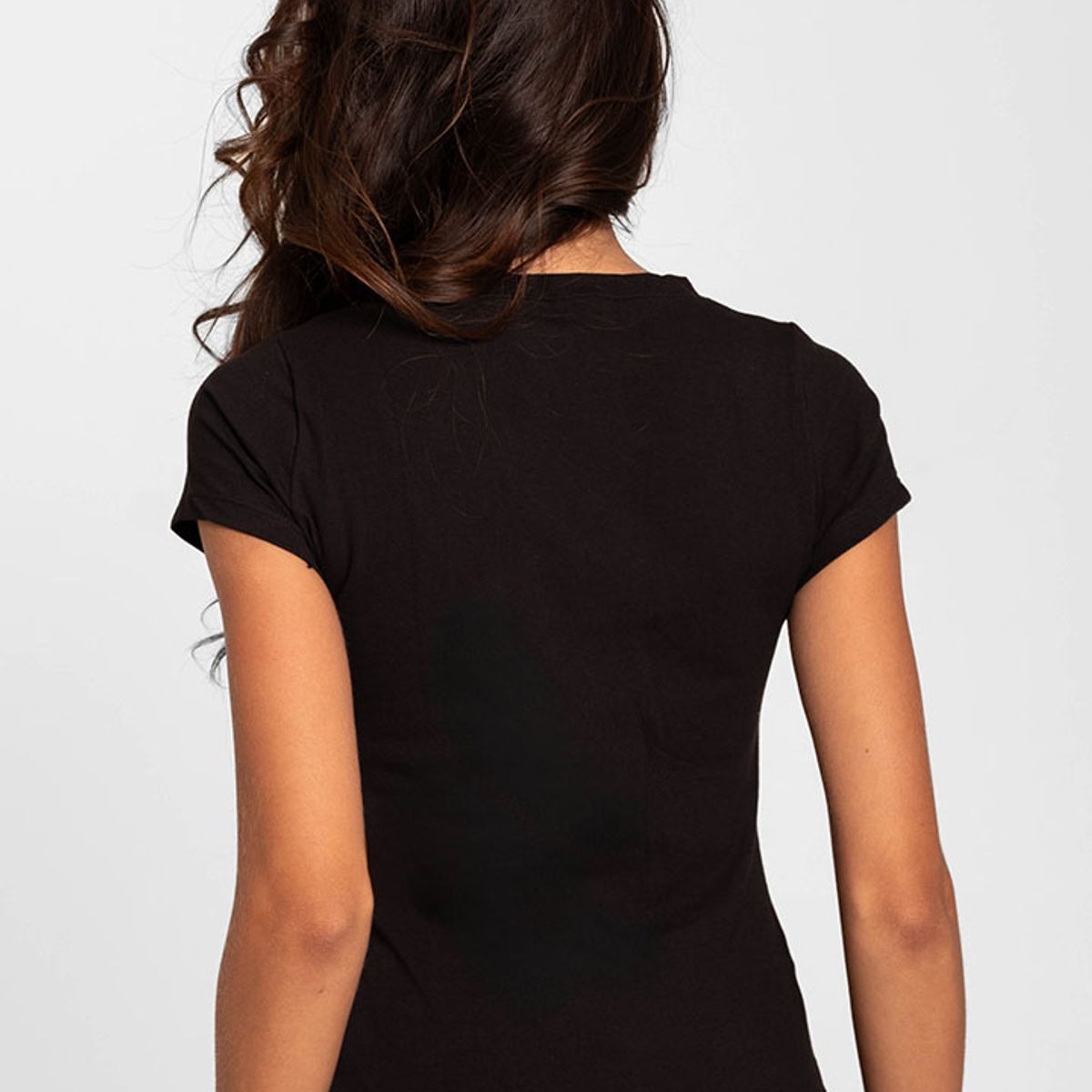 DIANE & GEORDI - Camiseta cuello V 4303 - Negro