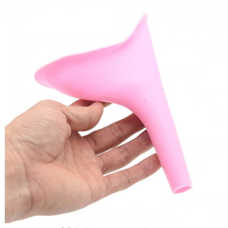 GENERICO - Orinal Embudo Silicona Mujer Dispositivo Femenino Orinar