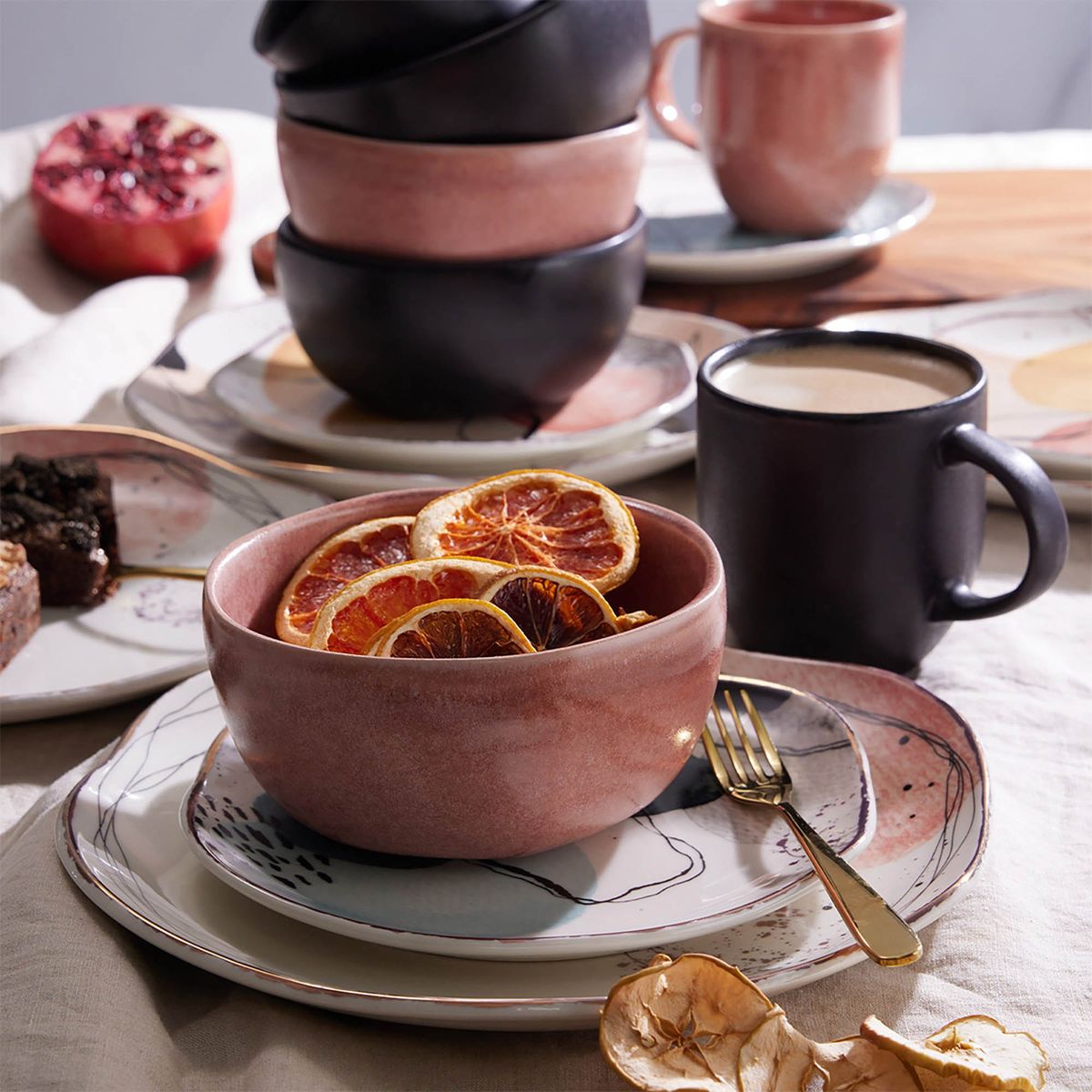 CORONA - Vajilla Corona Euritmia 4 Puestos 16 Piezas