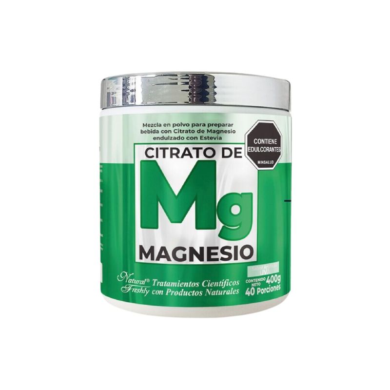 NATURAL FRESHLY - Mezcla en polvo para bebidas con citrato de magnesio