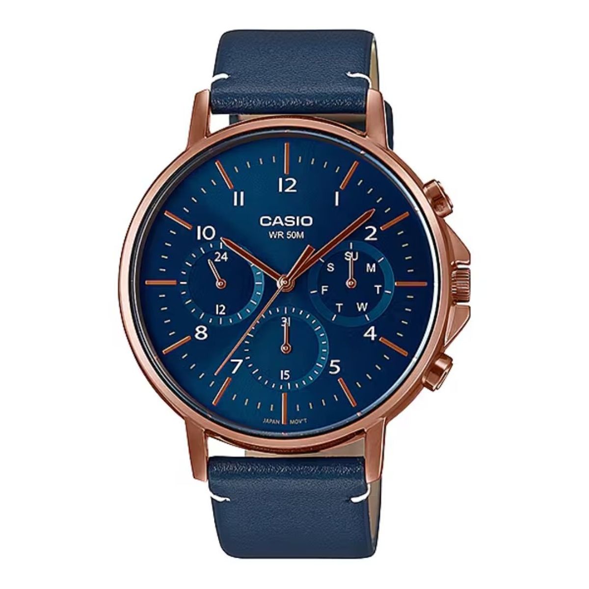CASIO - Reloj Hombre Casio Caballero MTP-E321RL-2A Diseño Elegante