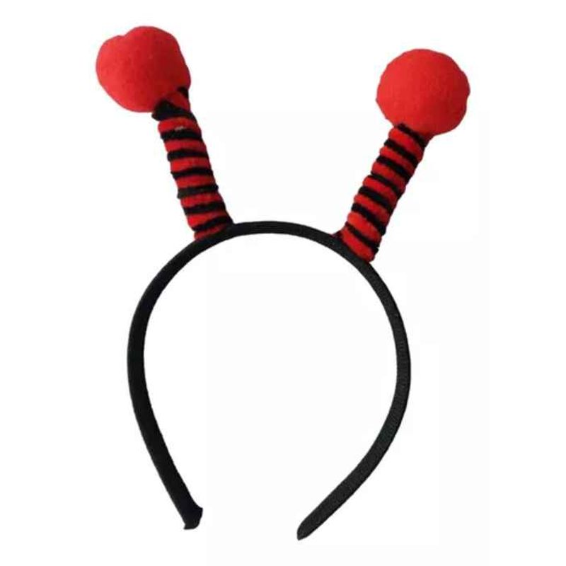 GENERICO - Diadema Tiara Abejita Disfraz Mariquitas Ladybug Cintillo
