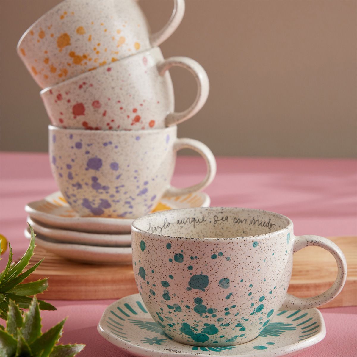 CORONA - Set de Té 4 Puestos 229.5ml Mundos Imaginarios By Meli Arbelaez