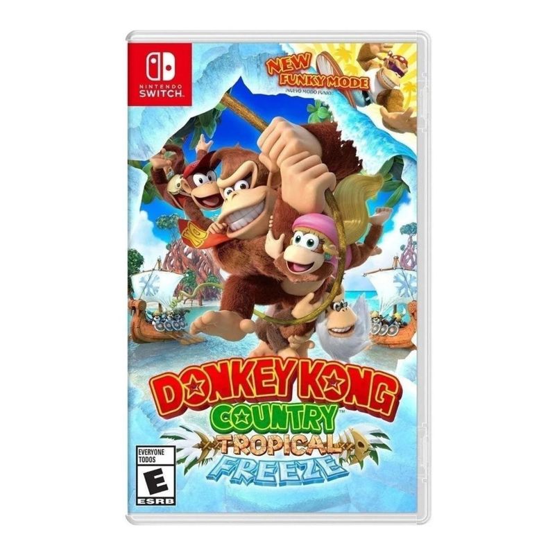 NINTENDO SWITCH - Donkey Kong Country Tropical Freeze Nintendo Switch Físico Nuevo