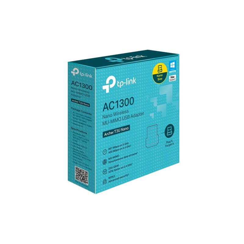 TP LINK - Tarjeta De Red Inalambrica Usb Con Extension Ac1300 Tp-link