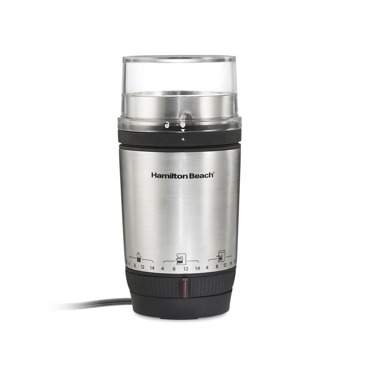 HAMILTON BEACH - Molino De Café Custom Grind en Acero Inoxidable Hamilton Beach HB-80406