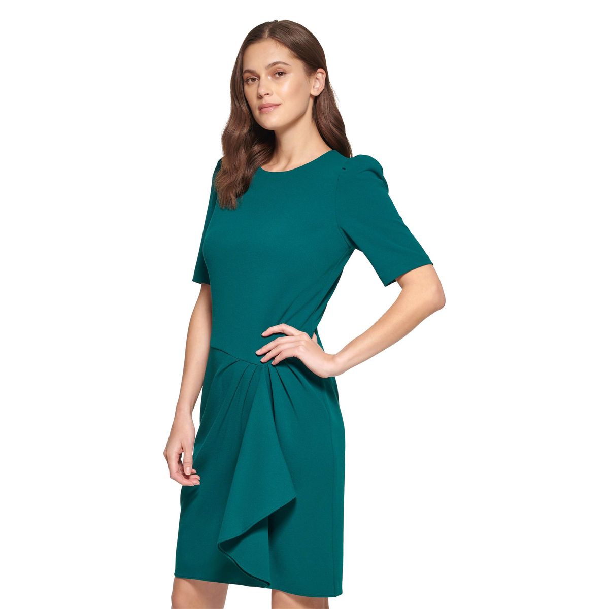 DKNY - Vestido Elegante Dkny Verde Para Mujer
