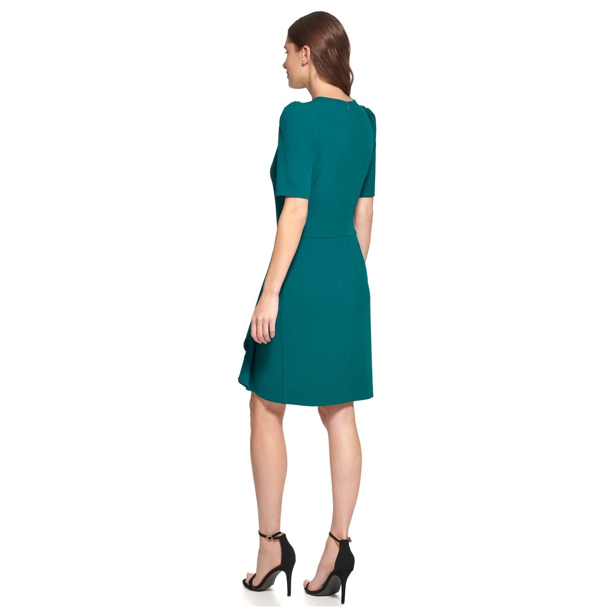 DKNY - Vestido Elegante Dkny Verde Para Mujer