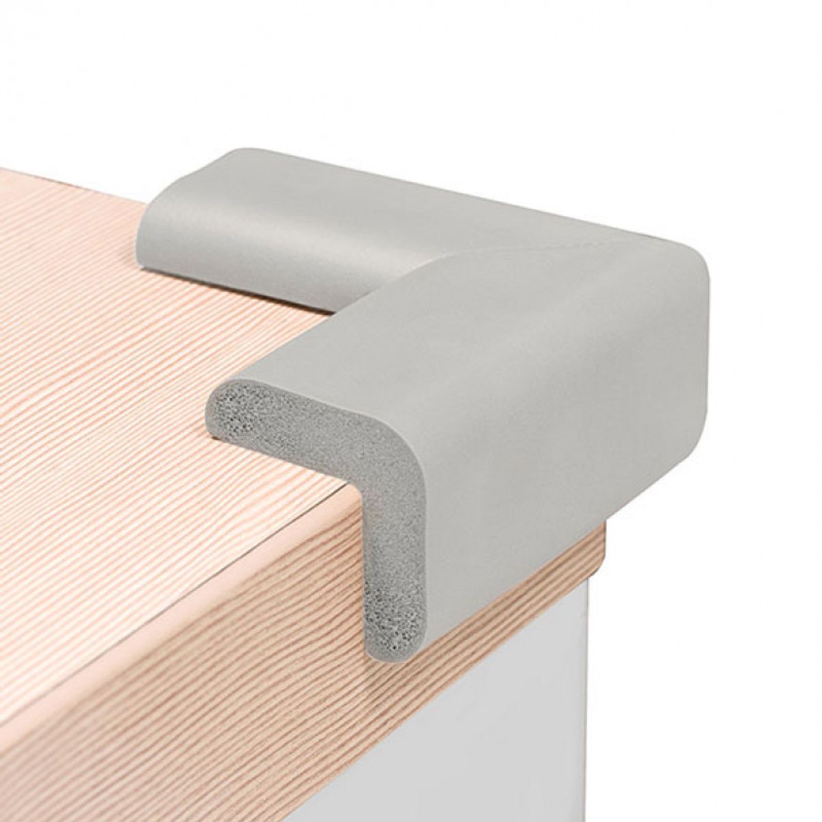 GENERICO - Protectores Esquineros Bebe Mesa Mueble x 4 Und Negros