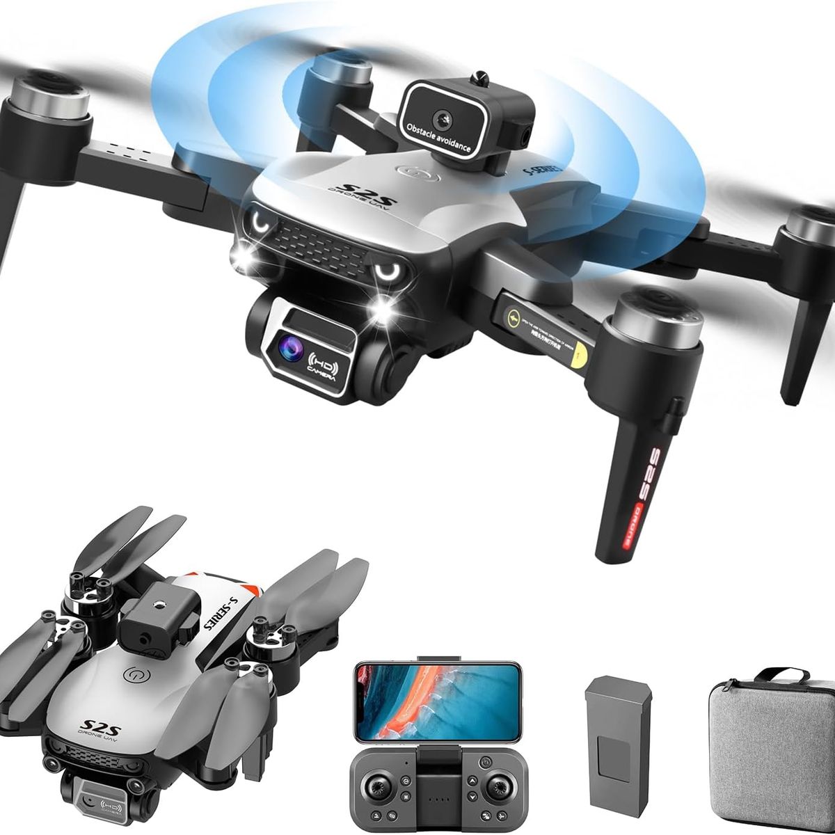 JON DI GROUP SAS - Drone Sensor Obstáculos 2s2 Motor Brushless Flujo Óptico 2 B