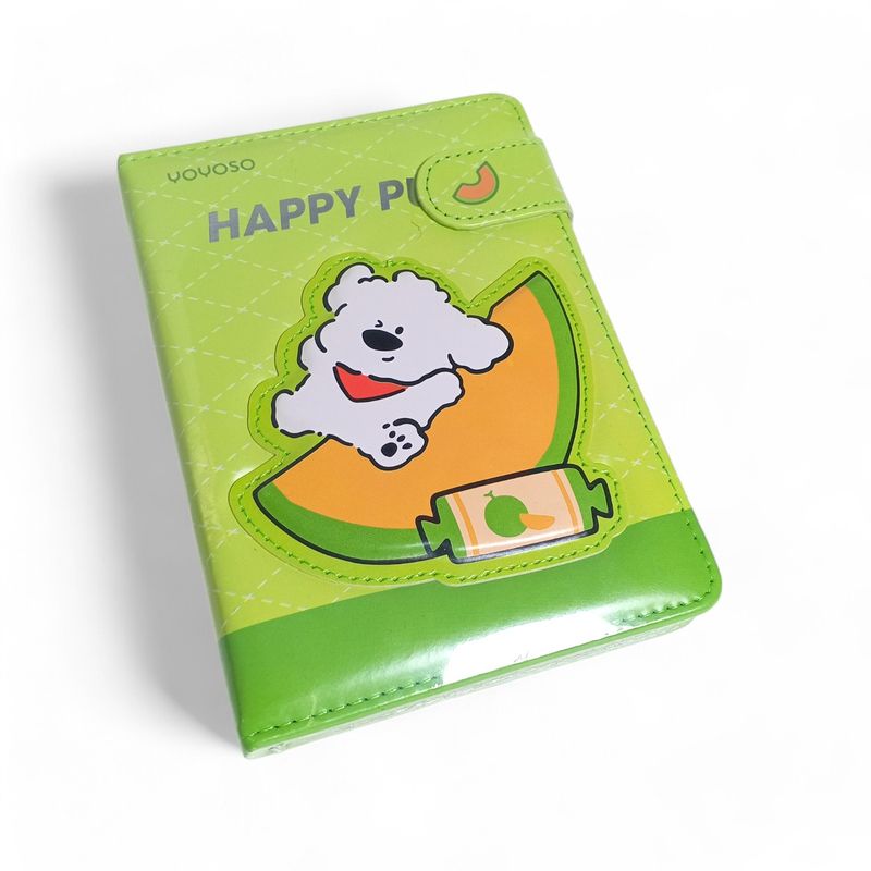 YOYOSO - CUADERNO PERRITO CIERRE MAGNETICO A5 - VERDE