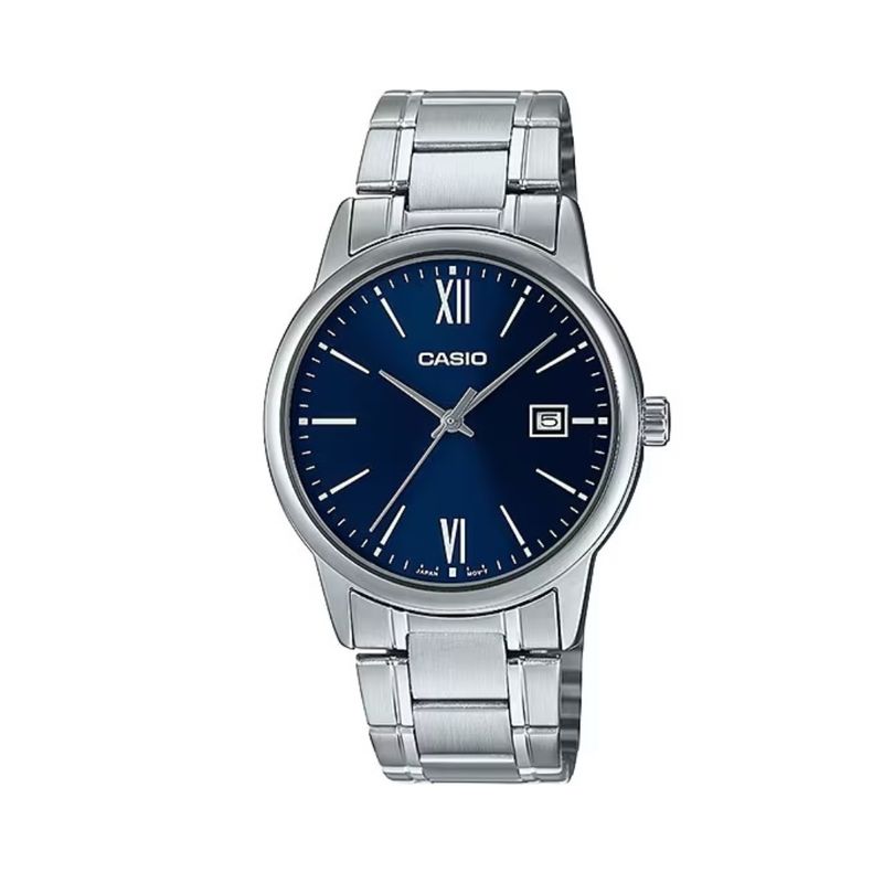 CASIO - Reloj Casio MTP-V002D-2B3 Para Caballero Elegante