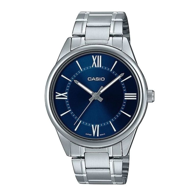 CASIO - Reloj Casio Para Caballero MTP-V005D-2B5 Diseño Elegante
