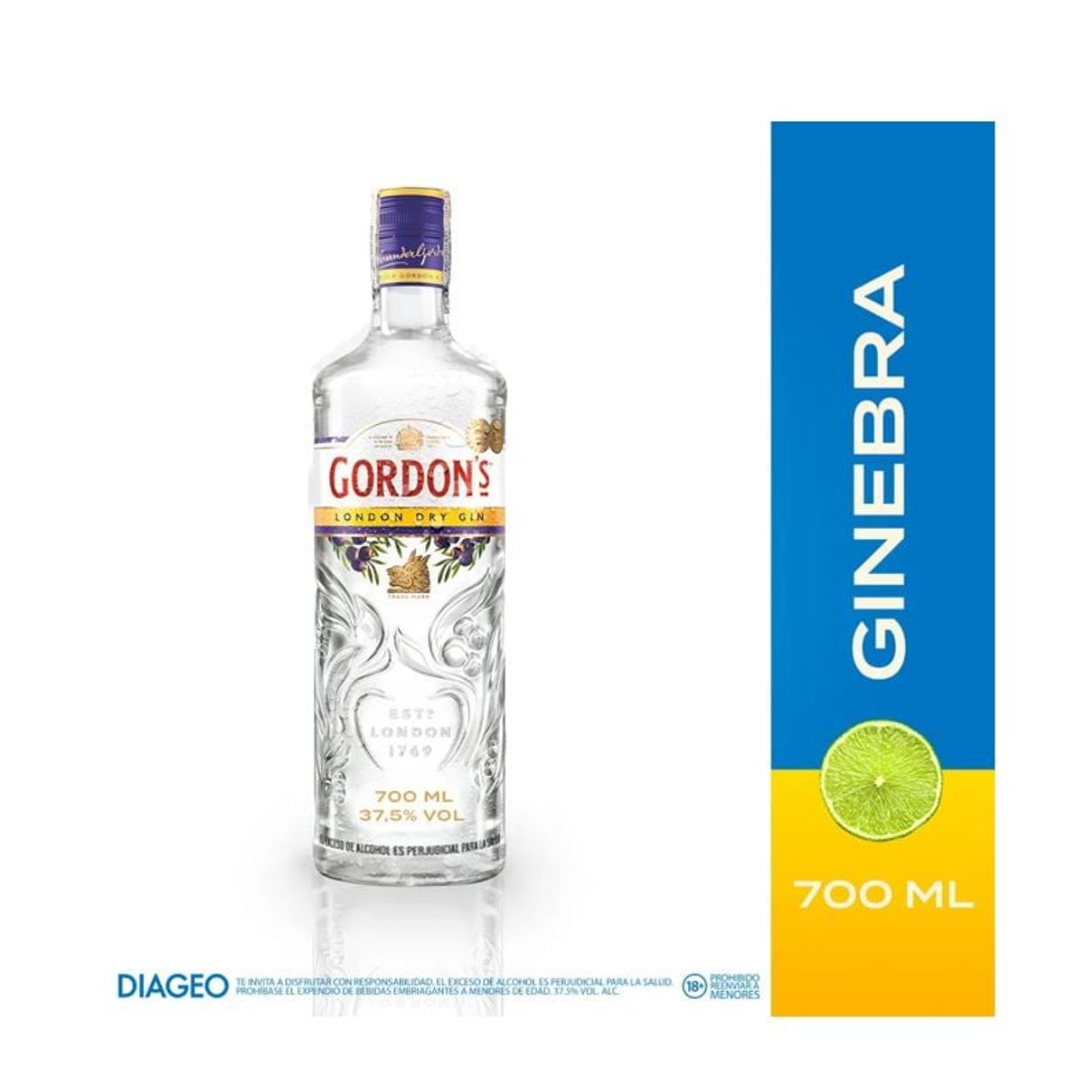 GORDONS - Ginebra Gordons London Dry Gin