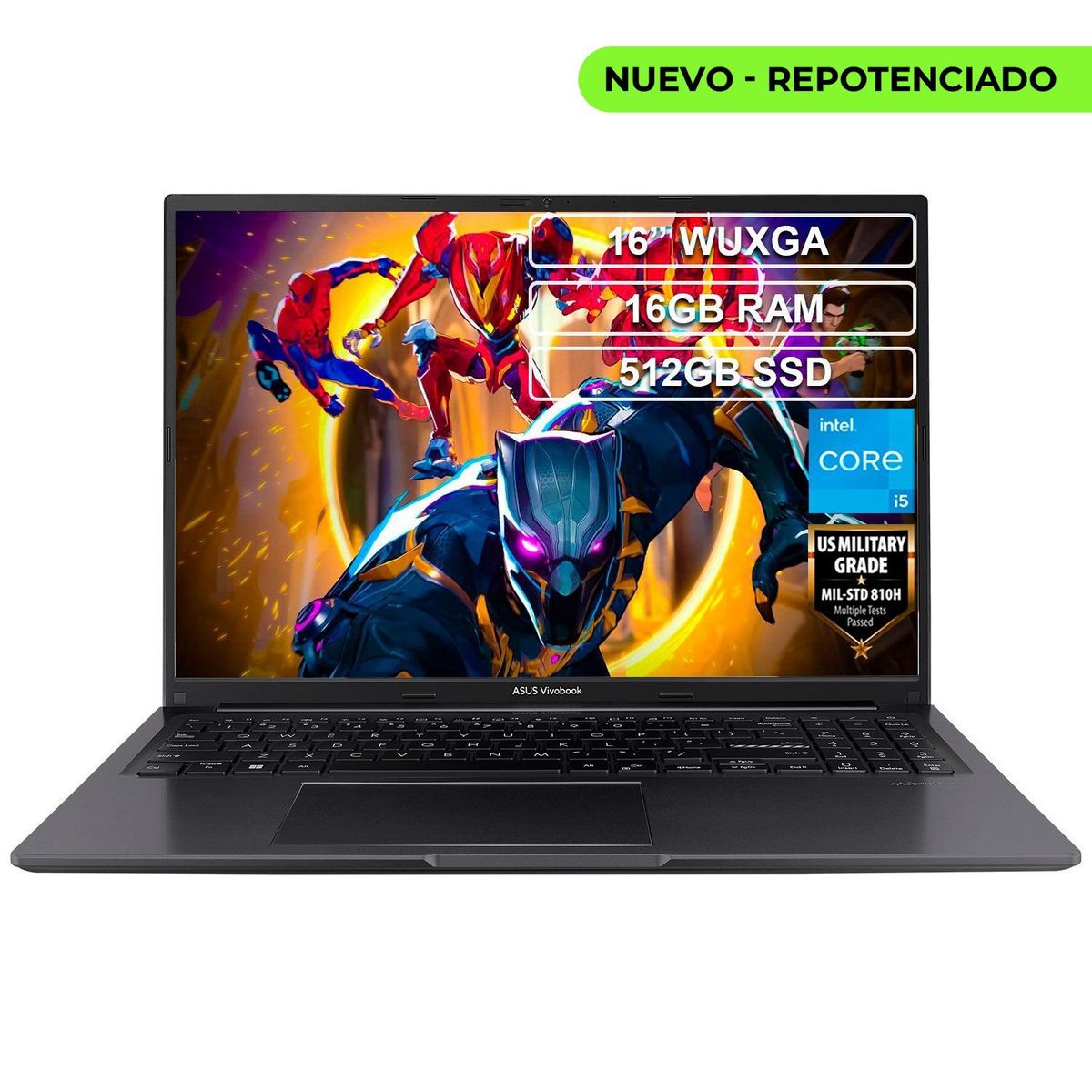 ASUS - Portátil Asus X1605ZA Core i5 12500H 16GB 512GB VivoBook 16