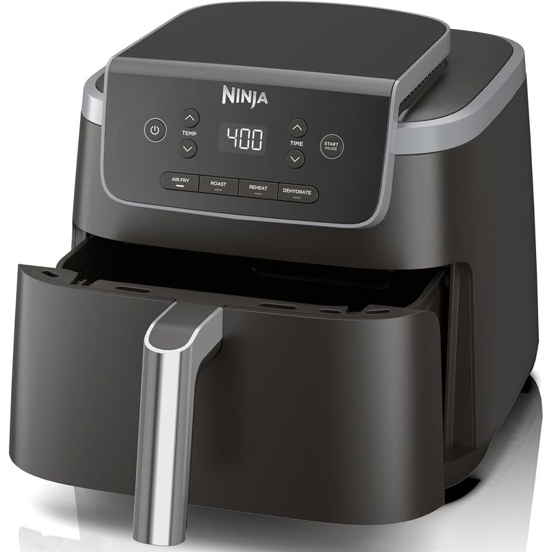 NINJA - Freidora de Aire 4 en 1 Pro Fríe Asa Recalienta y Deshidrata