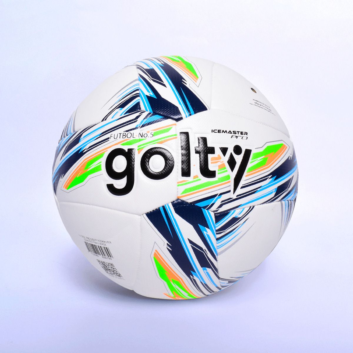 GOLTY - Balón De Fútbol Pro Golty Ice Master No5 Verde Dualtech
