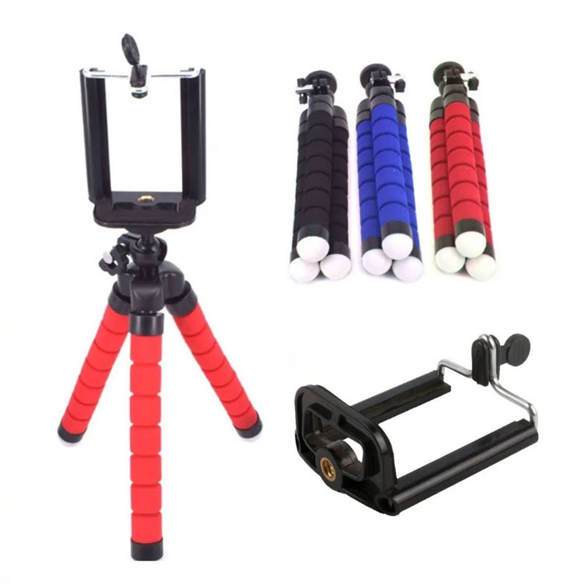 GENERICO - Mini Tripode Araña Pulpo Flexible Para Celular Camara