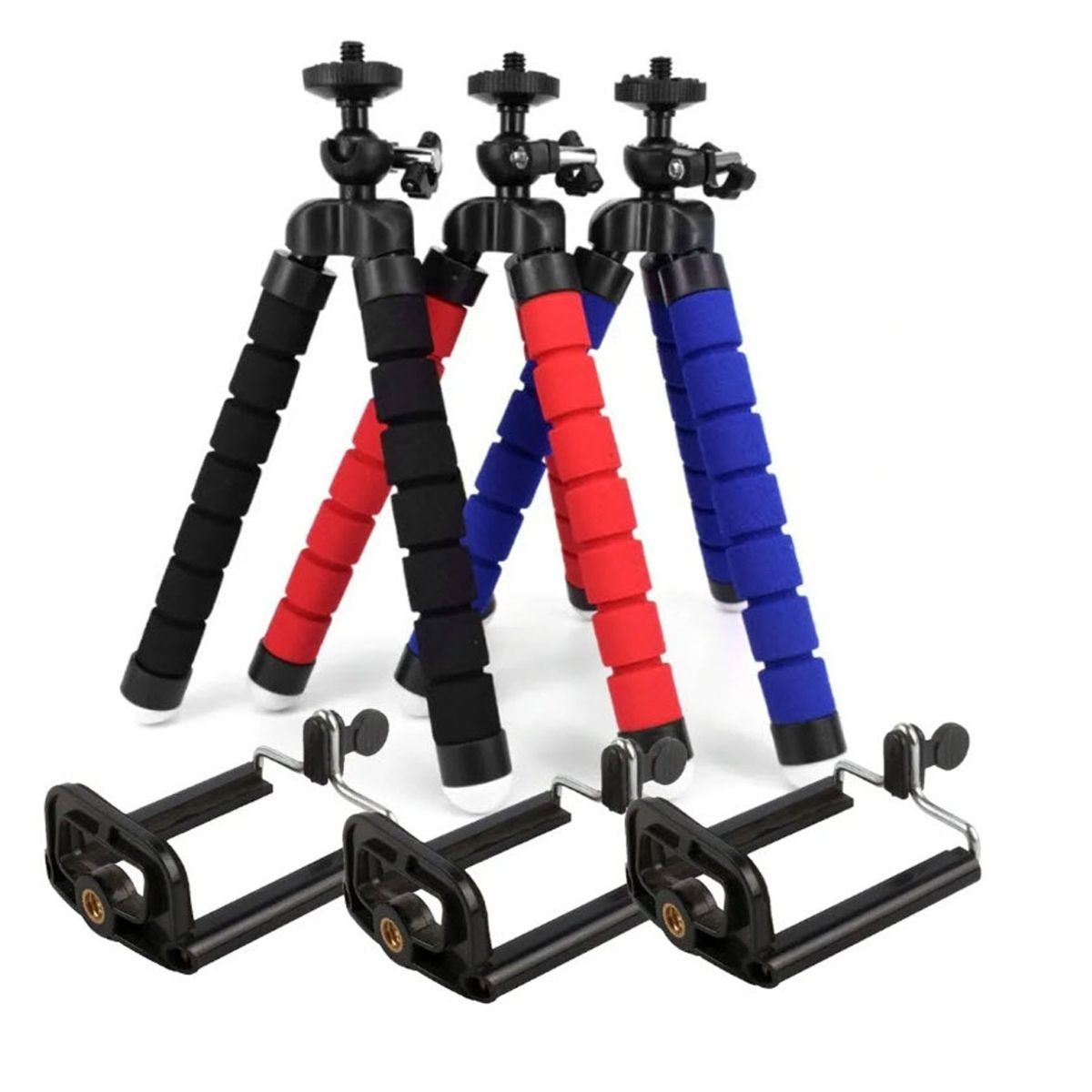 GENERICO - Mini Tripode Araña Pulpo Flexible Para Celular Camara