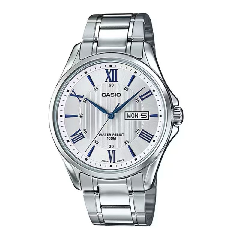 CASIO - Reloj Casio Caballero Modelo MTP-1384D-7A2 - Plateado