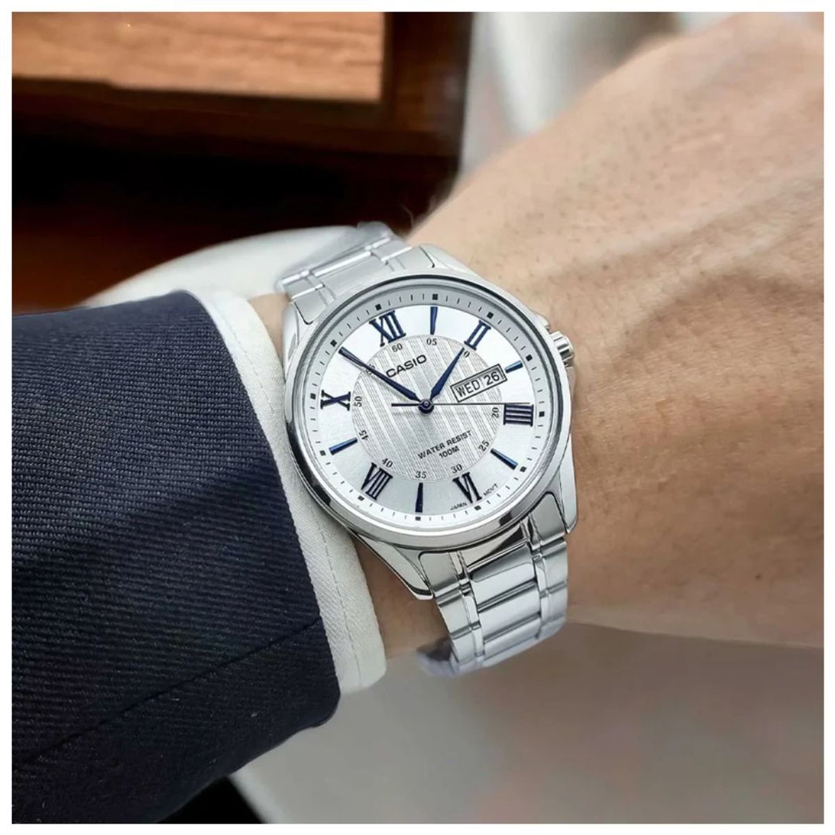 CASIO - Reloj Casio Modelo MTP-1384D-7A2 Diseño Elegante