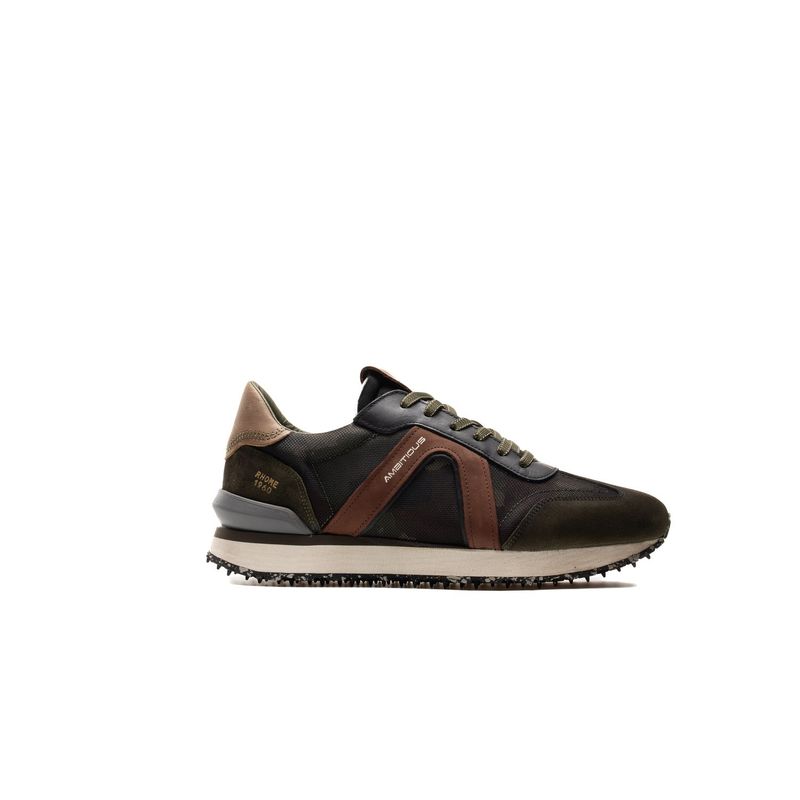 AMBITIOUS - Tenis Ambitious Modelo RHOME Verde Militar