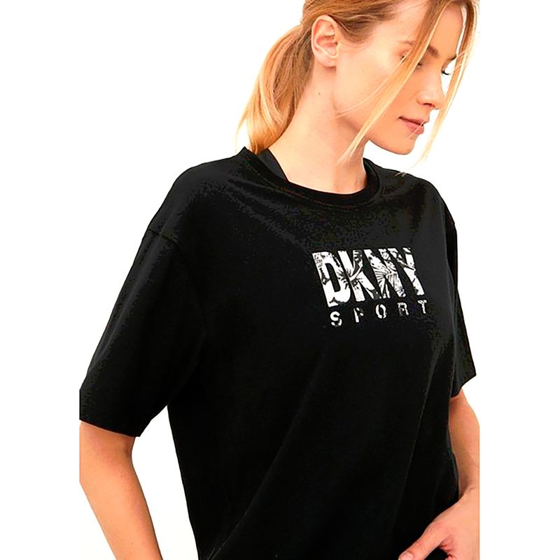 DKNY - Blusa Dkny Para Mujer Blk Negro Elegante y Algodón Moda