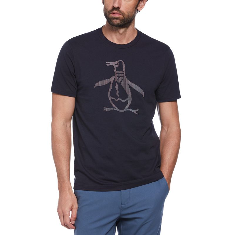 ORIGINAL PENGUIN - Camisa Tshirt Penguin  Para Hombre 413 Azul