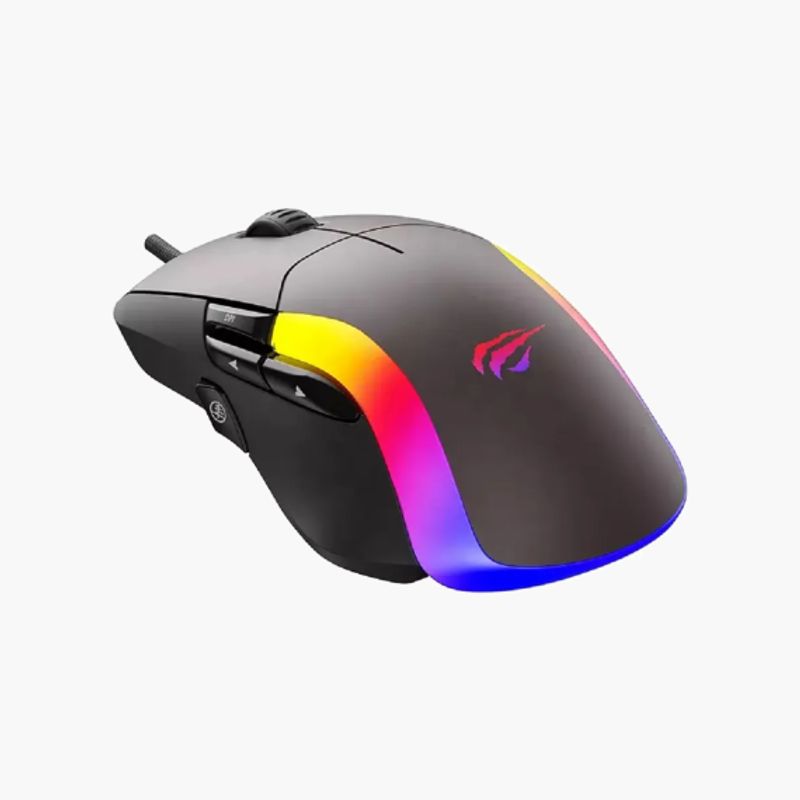 ZER - MOUSE GAMER HAVIT 8 BOTONES 12000DPI USB RGB SOFTWARE