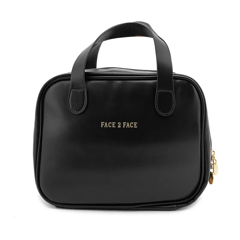 FACE2FACE - Cosmetiquera Rectangular Grande con Agarraderas Tipo Maletín