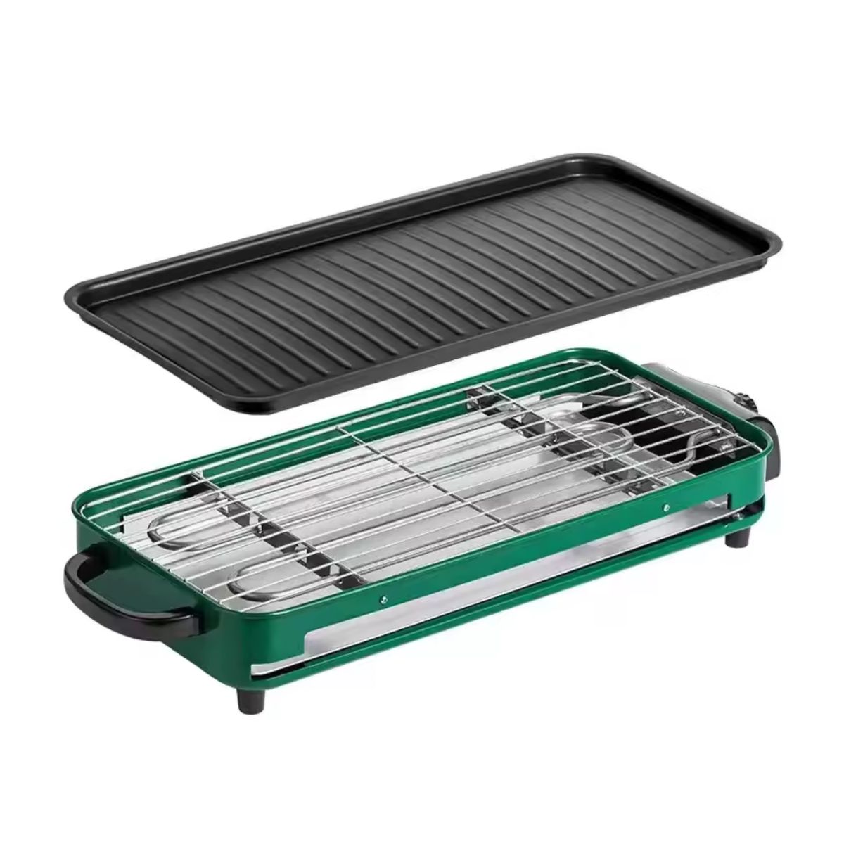 GENERICO - Asador Parrilla Eléctrico De Aluminio Antiadherente Barbacoa