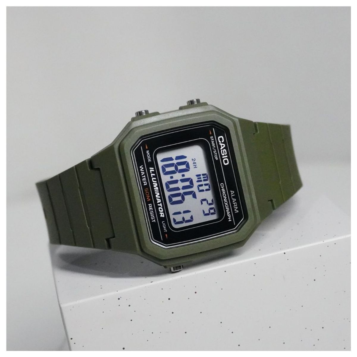 CASIO - Reloj Casio Modelo W-217H-3A Diseño Deportivo