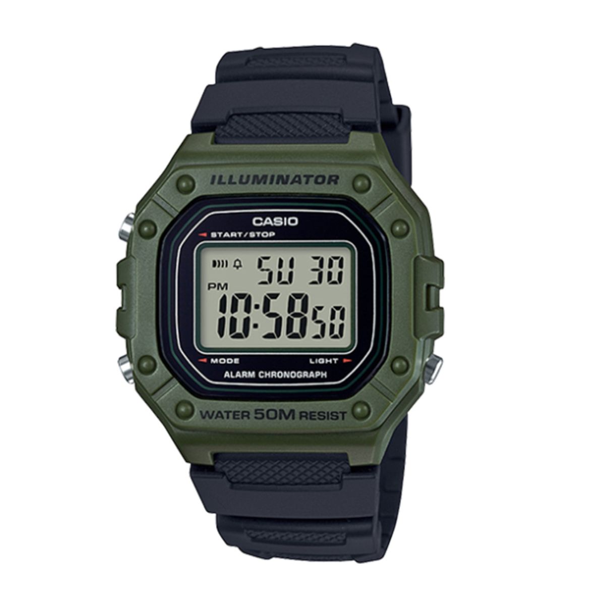 CASIO - Reloj Casio Referencia W-218H-3A Diseño Deportivo