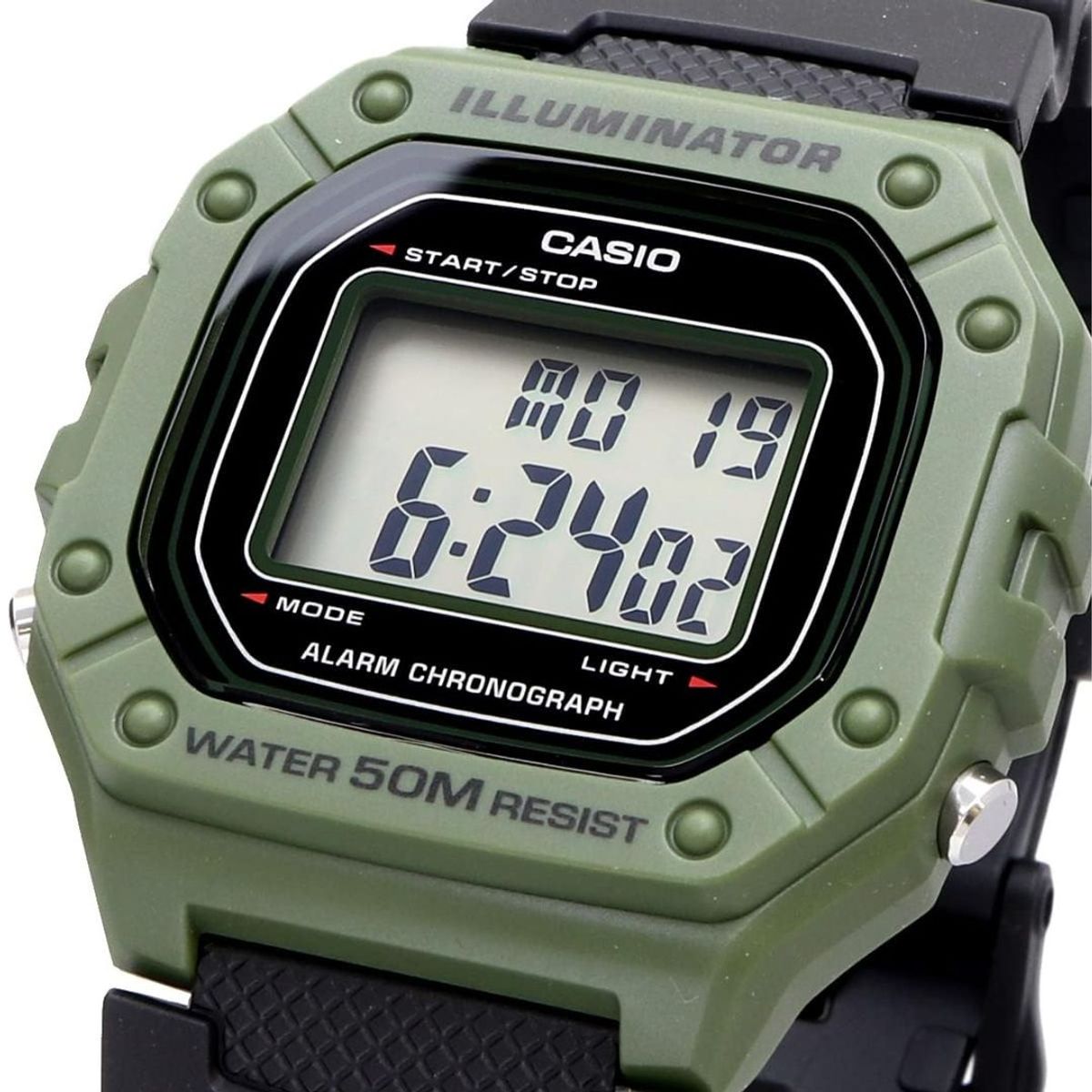 CASIO - Reloj Casio Referencia W-218H-3A Diseño Deportivo