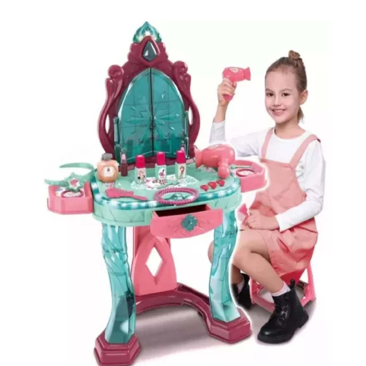 GENERICO - SET TOCADOR MEDIANO PARA NIÑAS Ref 008-988