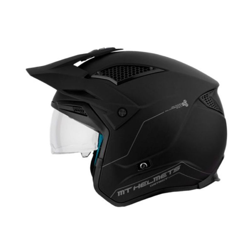 MT HELMETS - CASCO MT HELMETS DISTRICT SV S SOLID A1 NEGRO MATE TALLA XL