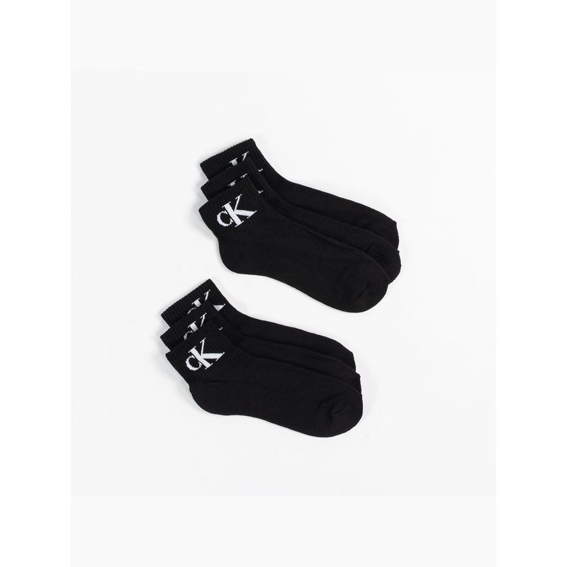 CALVIN KLEIN - Pack negro de 6 medias 1/2 terry cushion Calvin Klein