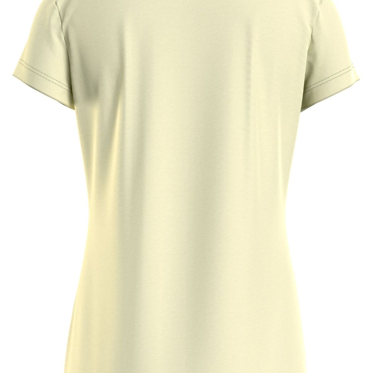 CALVIN KLEIN - Camiseta verde slim con monograma para niña Calvin Klein