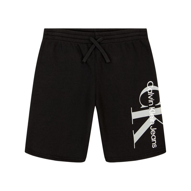 CALVIN KLEIN - Pantaloneta negra con monograma para niño Calvin Klein